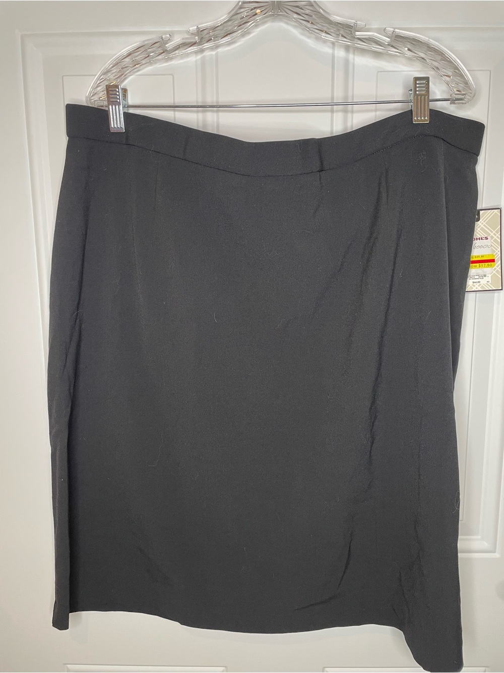 NWT $44 Dana Buchman Black Pencil Skirt Sz 20W